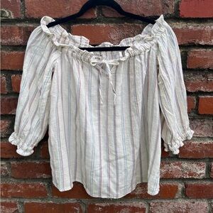 Striped Peasant Blouse